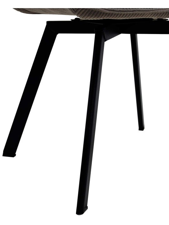 Chaise de salle à manger Jordi Cord, brun Chaise de salle à manger Jordi Cord, brun