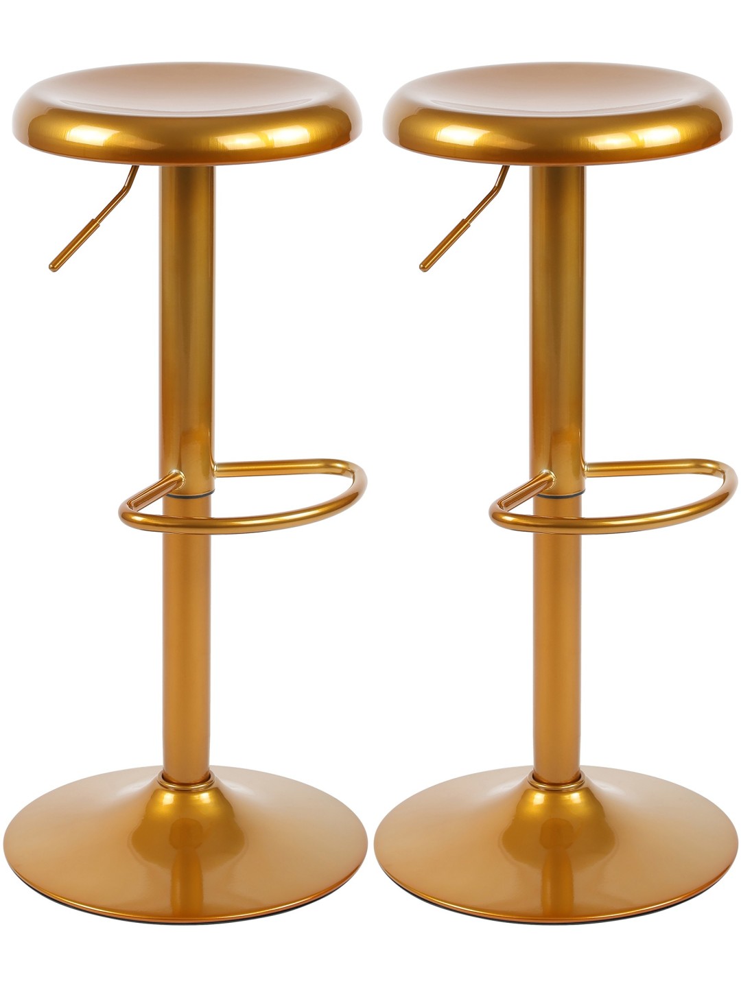 Lot de 2 tabourets de bar Williston, or
