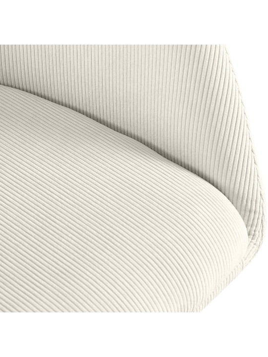 Chaise de salle à manger Olema Cord, crème Chaise de salle à manger Olema Cord, crème