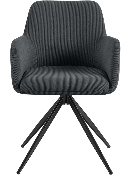 Chaise de salle à manger Olema Cord, noir Chaise de salle à manger Olema Cord, noir