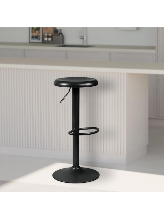 Lot de 2 tabourets de bar Williston, noir