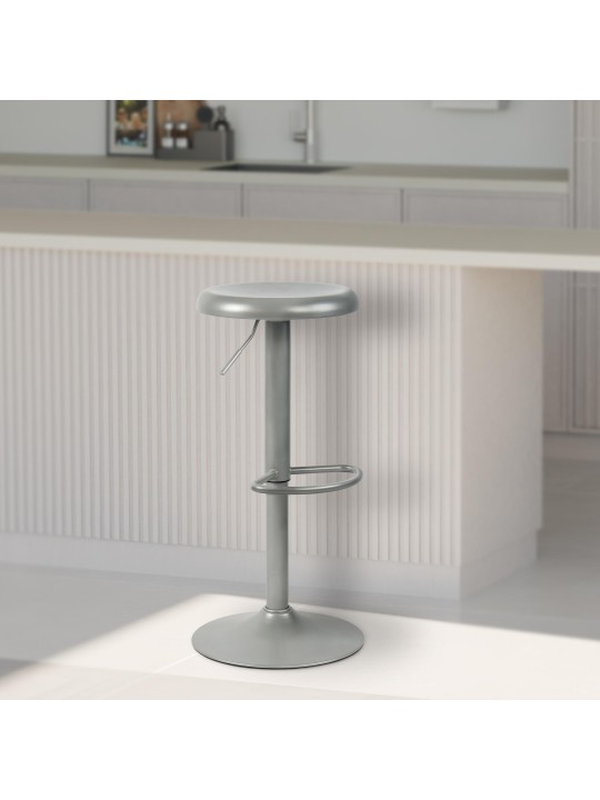 Lot de 2 tabourets de bar Williston, argent Lot de 2 tabourets de bar Williston, argent