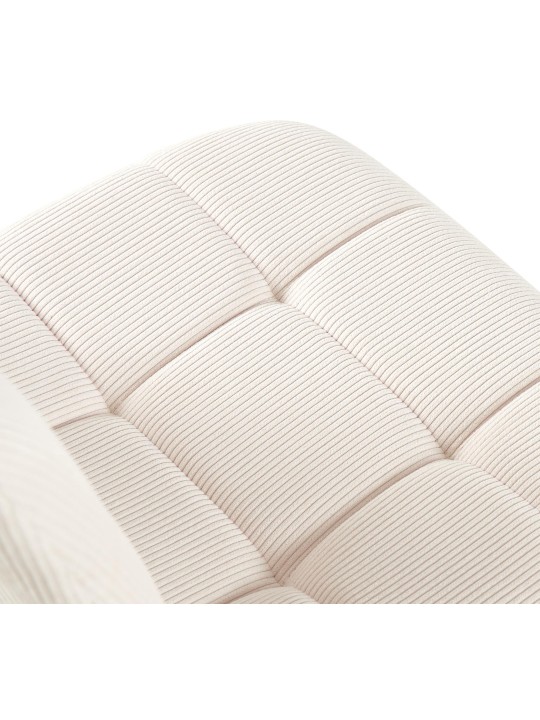 Lot de 2 chaises de salle à manger Tilde Cord, crème