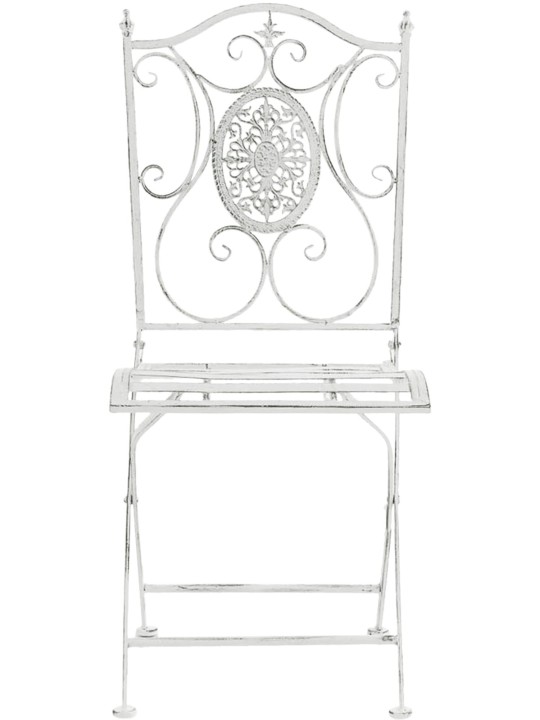 Lot de 2 chaises Sibell, blanc antique Lot de 2 chaises Sibell, blanc antique