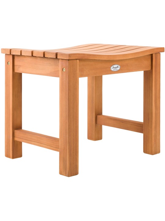 Tabouret Bibury, teck