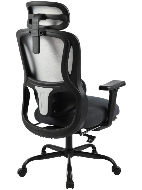 Chaise de bureau Leesburg, noir/noir