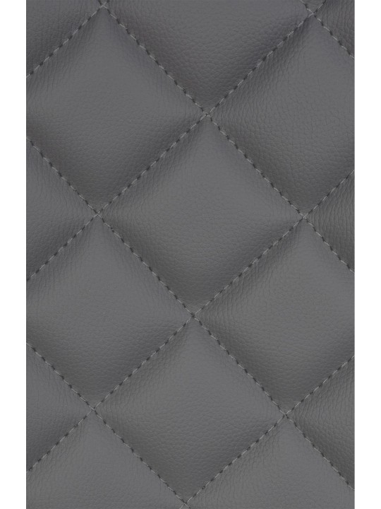 Lot de 2 tabourets de bar Kasson simili cuir, gris Lot de 2 tabourets de bar Kasson simili cuir, gris