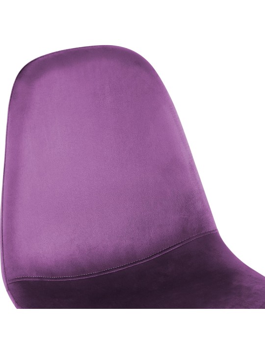 Chaise de salle à manger en velours Napier, lilas Chaise de salle à manger en velours Napier, lilas