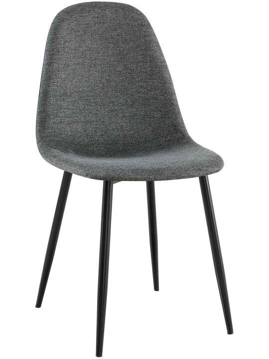 Chaise de salle à manger tissu Napier, gris Chaise de salle à manger tissu Napier, gris