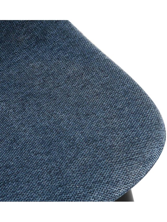 Chaise de salle à manger tissu Napier, bleu foncé Chaise de salle à manger tissu Napier, bleu foncé