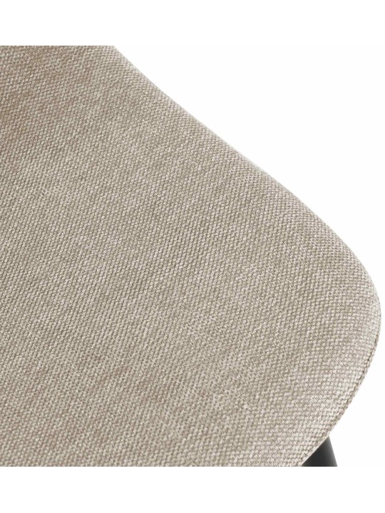 Lot de 4 chaises de salle à manger tissu Napier, crème Lot de 4 chaises de salle à manger tissu Napier, crème