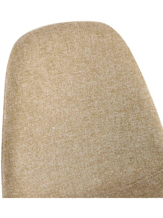 Lot de 4 chaises de salle à manger tissu Napier, taupe Lot de 4 chaises de salle à manger tissu Napier, taupe