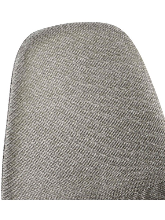 Lot de 4 chaises de salle à manger tissu Napier, gris clair Lot de 4 chaises de salle à manger tissu Napier, gris clair