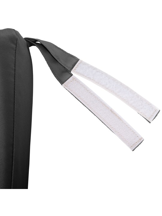 Banc à bascule Joyce avec coussin d'assise 180 cm + teck, gris foncé