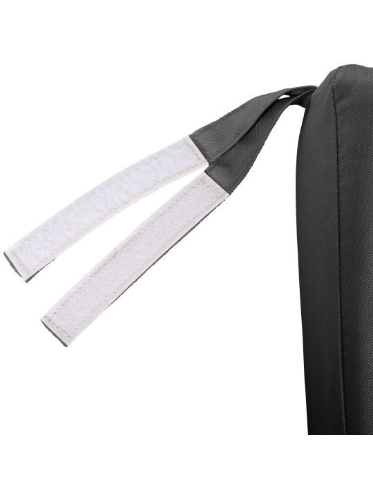 Banc en teck Jackson avec coussin d'assise 220 cm + teck, gris foncé Banc en teck Jackson avec coussin d'assise 220 cm + teck, gris foncé