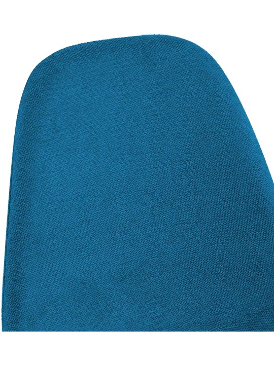 Lot de 4 chaises de salle à manger tissu Napier, bleu