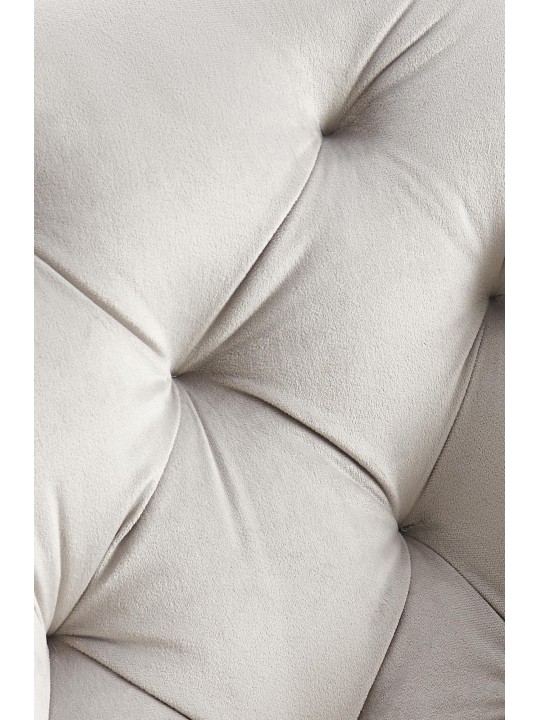 Lot de 2 chaises de salle à manger Antigo velours, gris