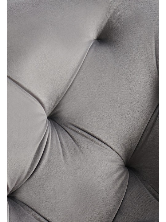 Lot de 2 chaises de salle à manger Antigo velours, gris foncé Lot de 2 chaises de salle à manger Antigo velours, gris foncé