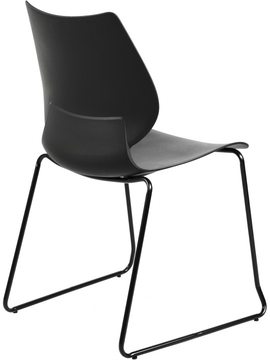 Lot de 2 chaises Houma, noir Lot de 2 chaises Houma, noir