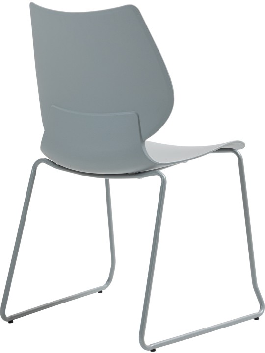Lot de 2 chaises Houma, gris