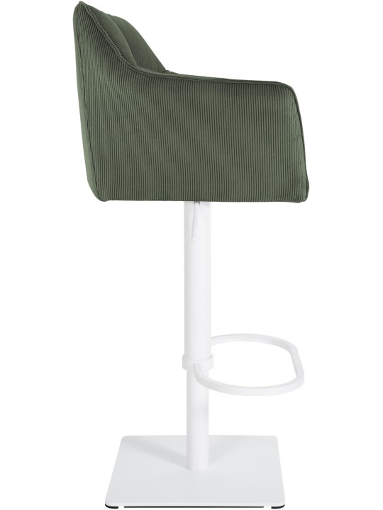 Tabouret de bar Damaso W Cord, vert