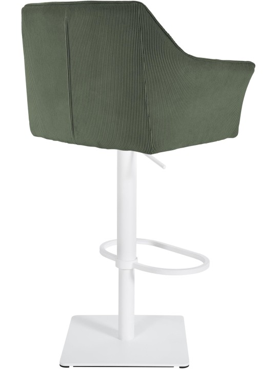 Tabouret de bar Damaso W Cord, vert