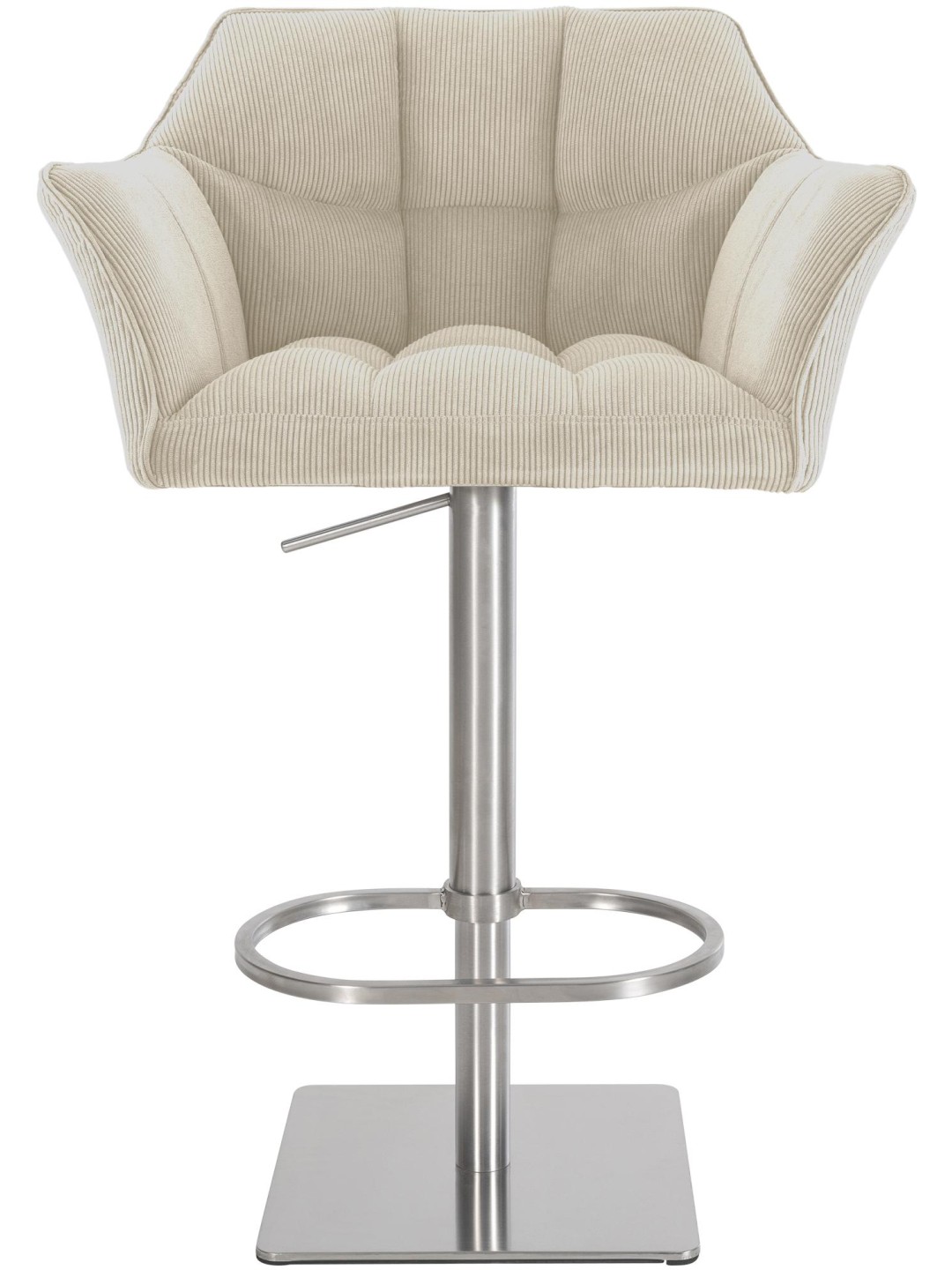 Tabouret de bar Damaso E Cord, crème