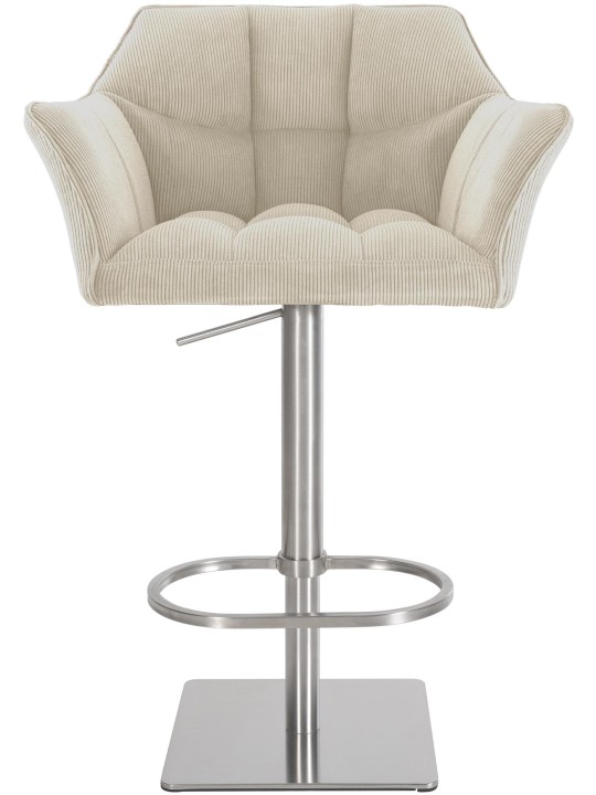 Tabouret de bar Damaso E Cord, crème
