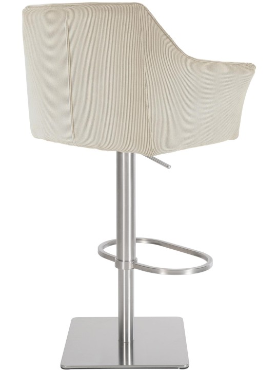 Tabouret de bar Damaso E Cord, crème