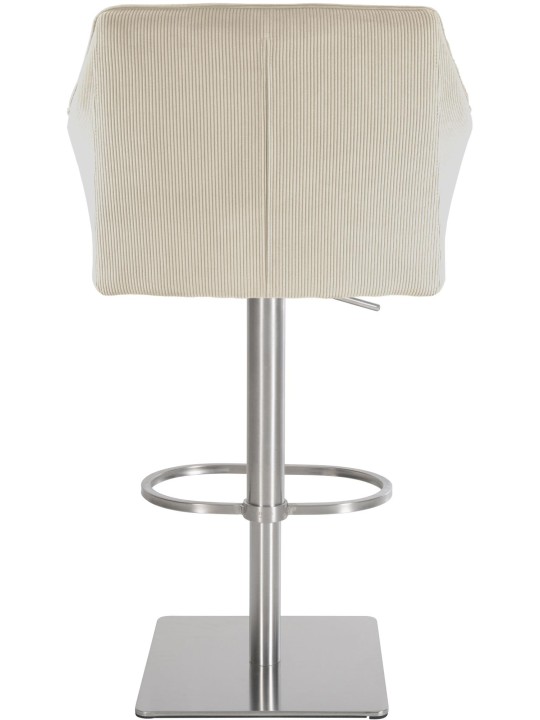 Tabouret de bar Damaso E Cord, crème