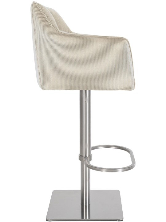 Tabouret de bar Damaso E Cord, crème