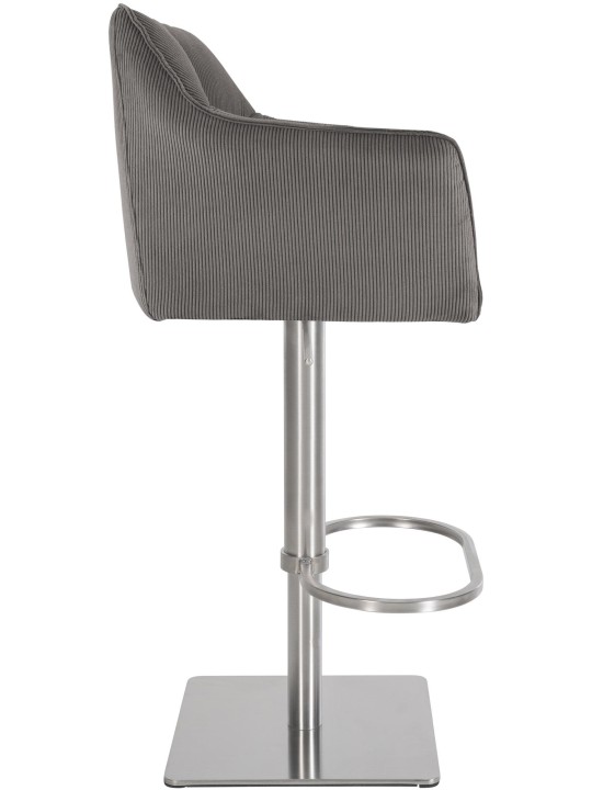 Tabouret de bar Damaso E Cord, taupe