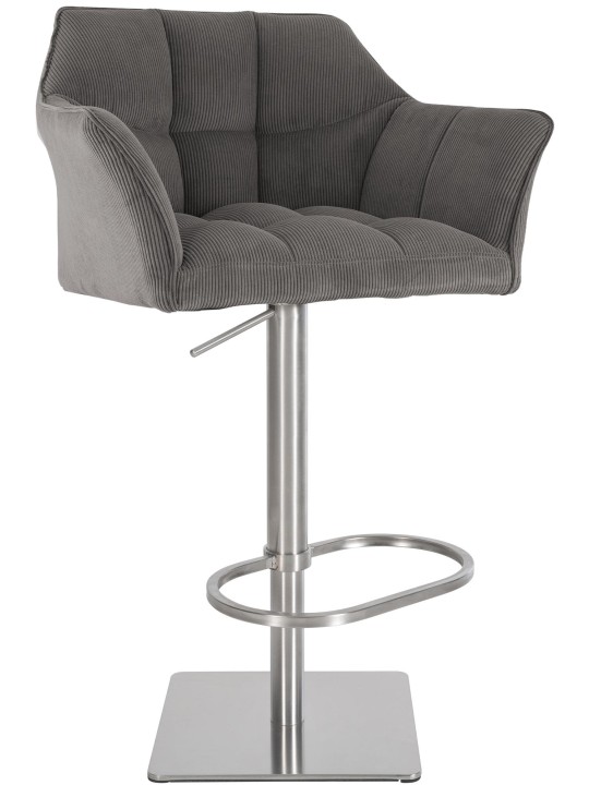 Tabouret de bar Damaso E Cord, taupe