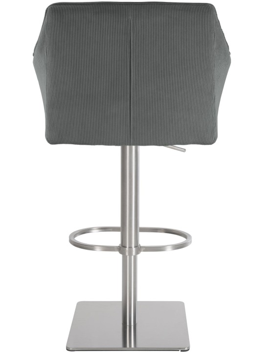 Tabouret de bar Damaso E Cord, gris
