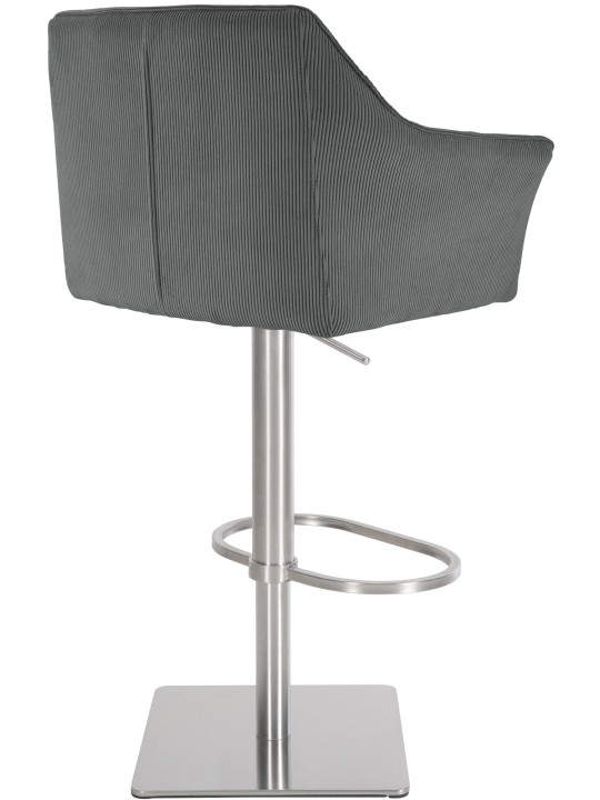 Tabouret de bar Damaso E Cord, gris