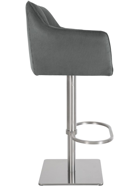 Tabouret de bar Damaso E Cord, gris