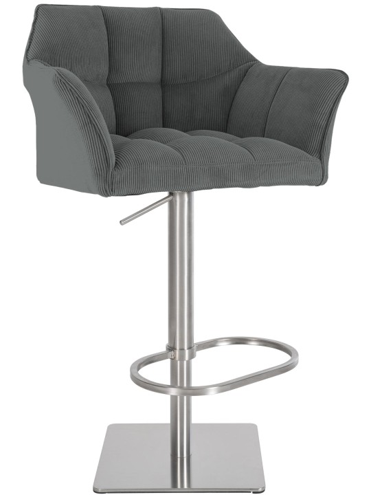 Tabouret de bar Damaso E Cord, gris