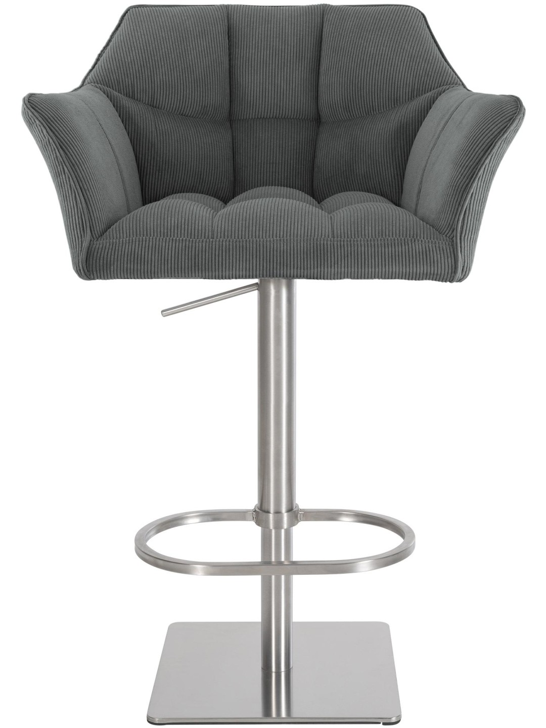 Tabouret de bar Damaso E Cord, gris