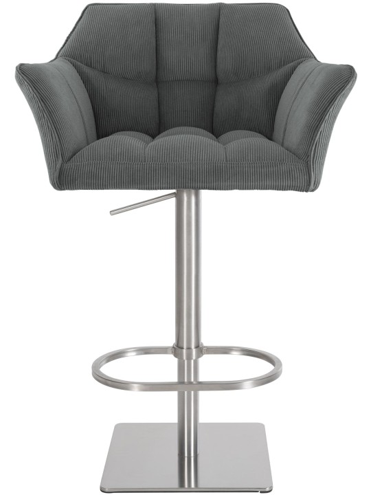 Tabouret de bar Damaso E Cord, gris