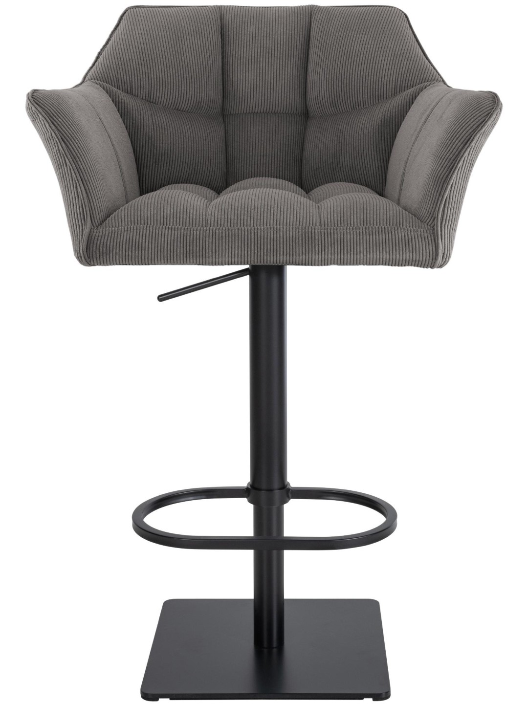 Tabouret de bar Damaso B Cord, taupe