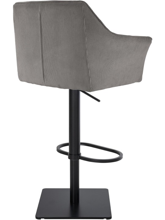 Tabouret de bar Damaso B Cord, taupe