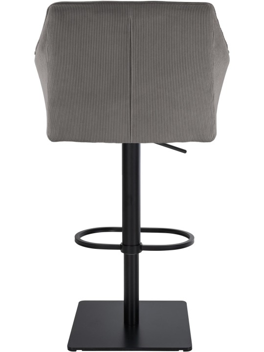 Tabouret de bar Damaso B Cord, taupe