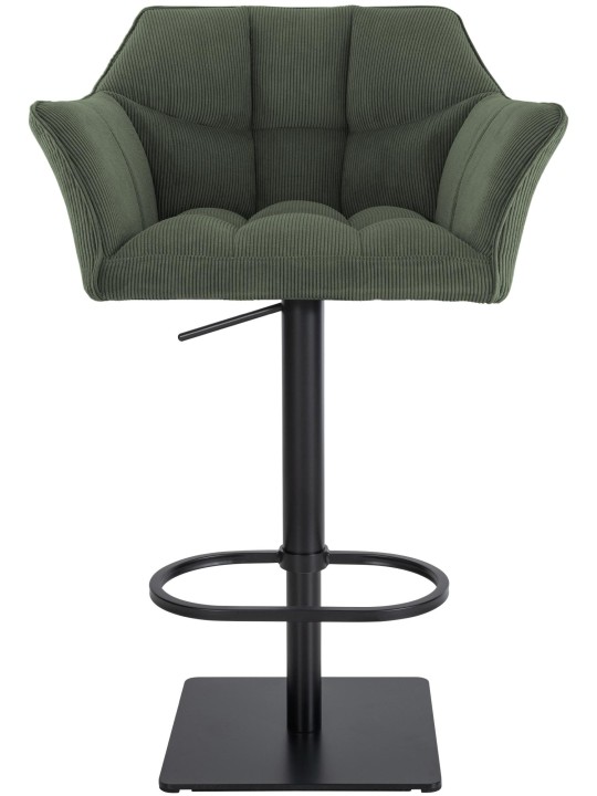 Tabouret de bar Damaso B Cord, vert
