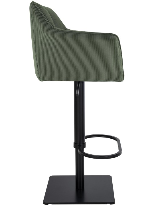 Tabouret de bar Damaso B Cord, vert