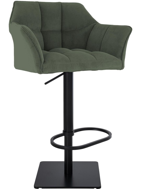 Tabouret de bar Damaso B Cord, vert