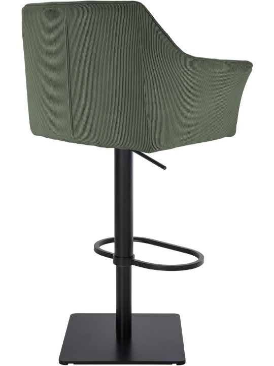 Tabouret de bar Damaso B Cord, vert