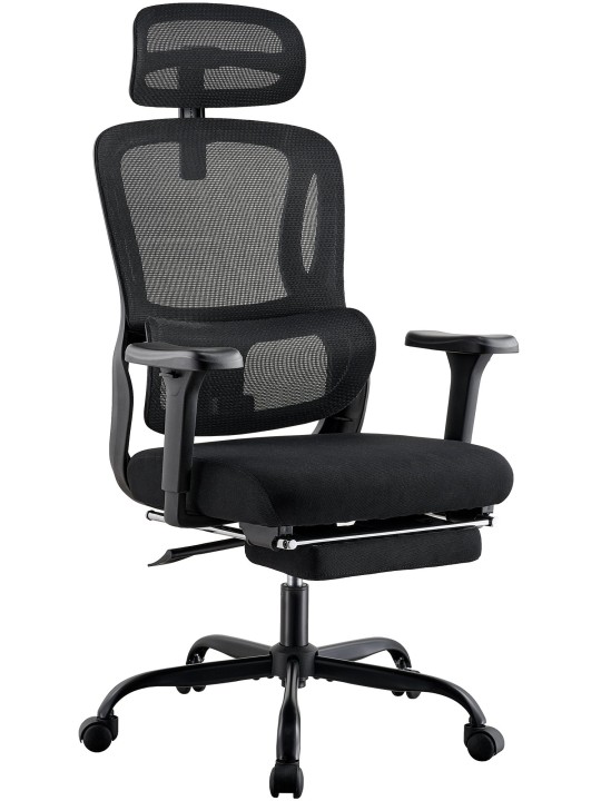 Chaise de bureau Mankato, noir