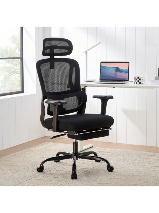 Chaise de bureau Mankato, noir