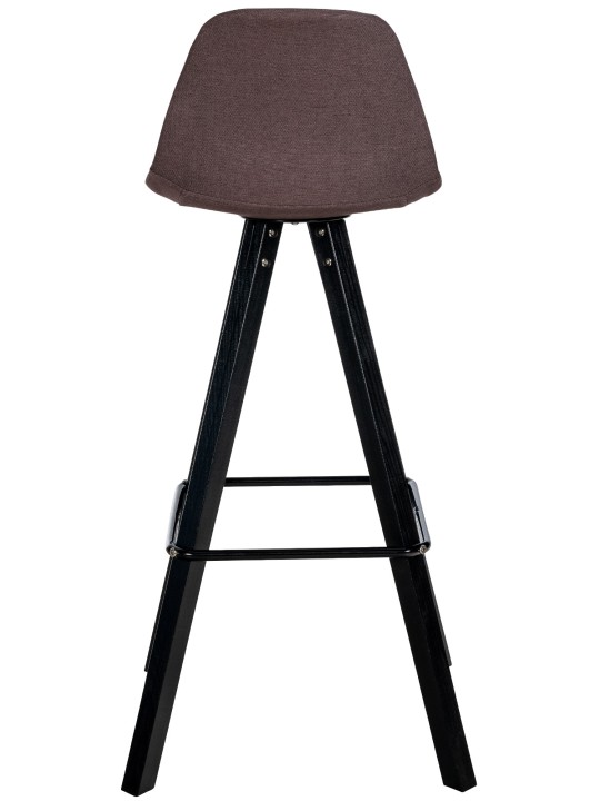 Lot de 2 Tabourets de Bar Corbin Tissu Carré, brun Lot de 2 Tabourets de Bar Corbin Tissu Carré, brun