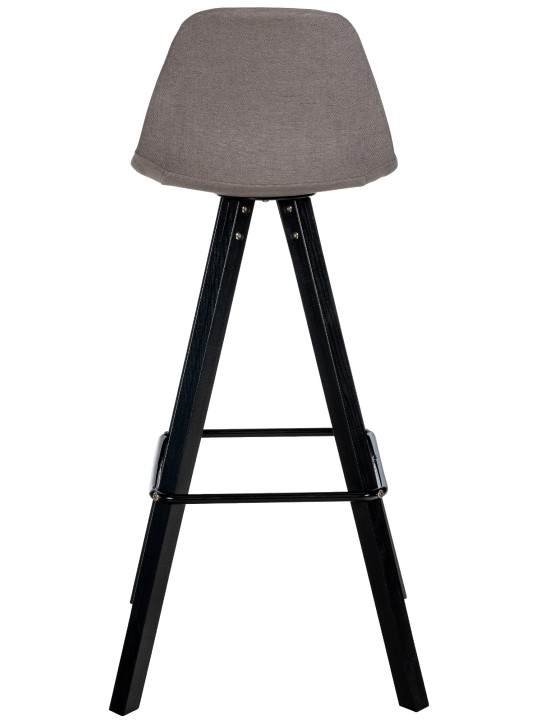 Lot de 2 Tabourets de Bar Corbin Tissu Carré, taupe Lot de 2 Tabourets de Bar Corbin Tissu Carré, taupe